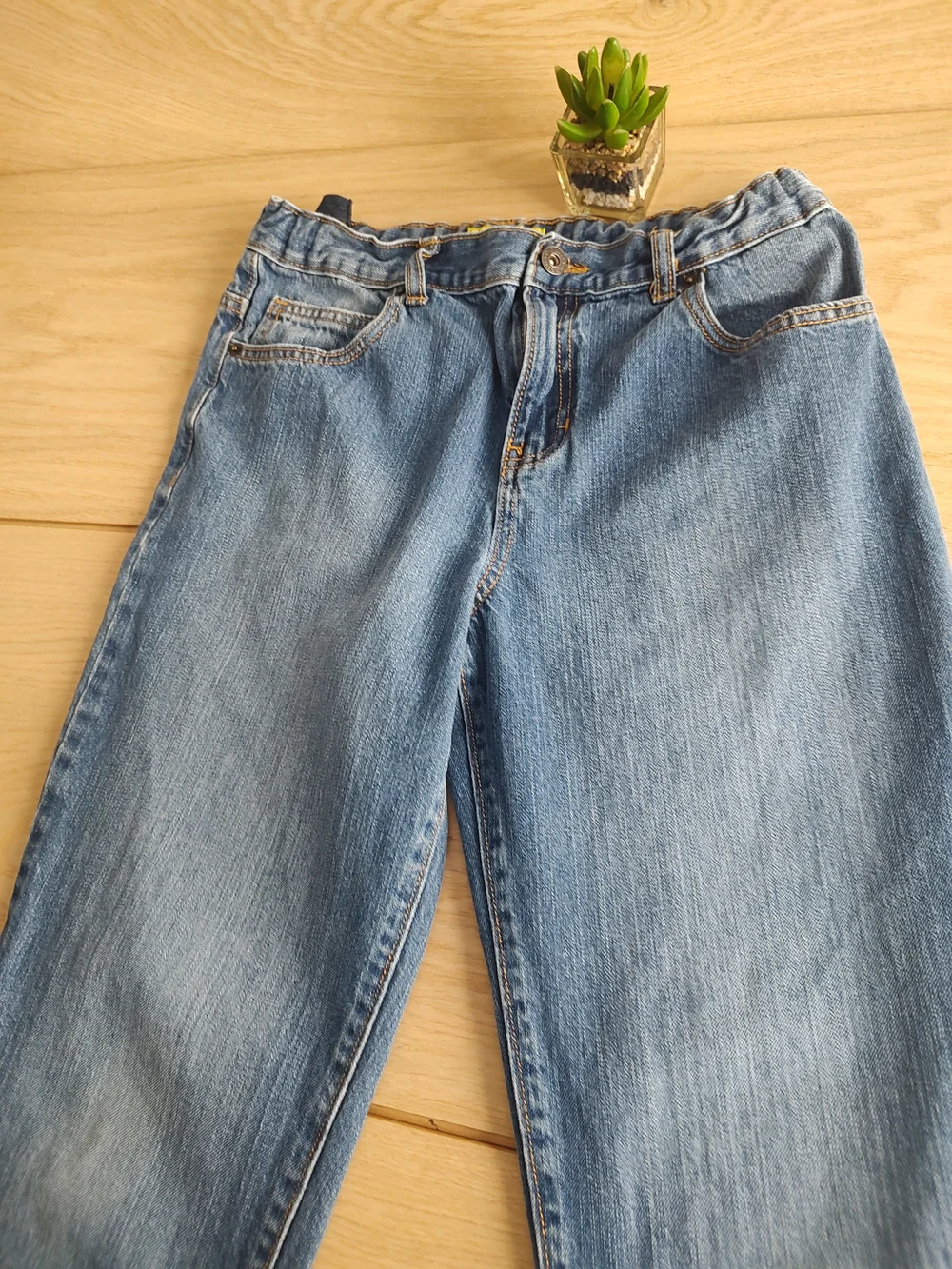 Classic Light Wash Denim Jeans Big Boys